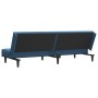 Sofá cama de 2 plazas terciopelo azul de , Sofás - Ref: Foro24-375925, Precio: 241,15 €, Descuento: %