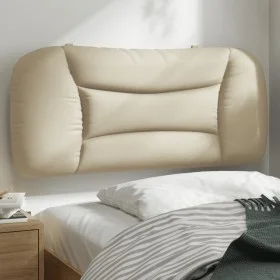 Cabecero de cama acolchado tela crema 90 cm de , Cabeceros y pies de cama - Ref: Foro24-374542, Precio: 53,02 €, Descuento: %