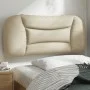 Padded headboard in cream fabric 90 cm by , Headboards and footboards - Ref: Foro24-374542, Price: 53,02 €, Discount: %