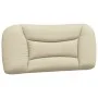 Padded headboard in cream fabric 90 cm by , Headboards and footboards - Ref: Foro24-374542, Price: 53,02 €, Discount: %