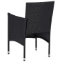 Sillas de jardín 2 unidades ratán sintético negro de vidaXL, Sillas de jardín - Ref: Foro24-46179, Precio: 124,23 €, Descuent...