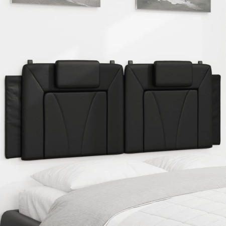 Cabecero de cama acolchado cuero sintético negro 120 cm de , Cabeceros y pies de cama - Ref: Foro24-374781, Precio: 56,30 €, ...
