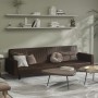 Sofá cama de 2 plazas cuero sintético marrón de , Sofás - Ref: Foro24-375952, Precio: 269,26 €, Descuento: %