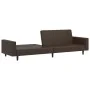 Sofá cama de 2 plazas cuero sintético marrón de , Sofás - Ref: Foro24-375952, Precio: 255,08 €, Descuento: %