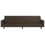 Sofá cama de 2 plazas cuero sintético marrón de , Sofás - Ref: Foro24-375952, Precio: 255,08 €, Descuento: %