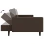 Sofá cama de 2 plazas cuero sintético marrón de , Sofás - Ref: Foro24-375952, Precio: 255,08 €, Descuento: %