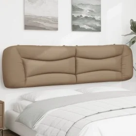 Gepolstertes Kopfteil aus synthetischem Capuccino-Leder, 200 cm. von , Kopf- und Fußteile - Ref: Foro24-374627, Preis: 61,24 ...