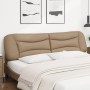 Cabecero de cama acolchado cuero sintético capuchino 200 cm de , Cabeceros y pies de cama - Ref: Foro24-374627, Precio: 61,78...