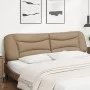 Padded headboard in synthetic cappuccino leather, 200 cm. by , Headboards and footboards - Ref: Foro24-374627, Price: 61,24 €...