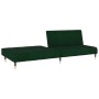 Sofá cama de 2 plazas terciopelo verde oscuro de , Sofás - Ref: Foro24-375876, Precio: 258,07 €, Descuento: %