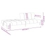 Sofá cama de 2 plazas terciopelo verde oscuro de , Sofás - Ref: Foro24-375876, Precio: 258,07 €, Descuento: %