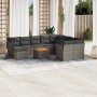 Set de sofás de jardín 11 pzas y cojines ratán sintético gris de , Conjuntos de jardín - Ref: Foro24-3223974, Precio: 608,70 ...