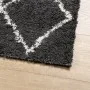 Alfombra de pelo largo moderna negro y crema 200x280 cm by , Rugs - Ref: Foro24-375415, Price: 92,13 €, Discount: %