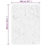 Alfombra de pelo largo moderna negro y crema 200x280 cm by , Rugs - Ref: Foro24-375415, Price: 92,13 €, Discount: %