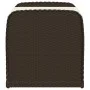 Banco de almacenaje y cojín ratán sintético marrón 80x51x52 cm de , Bancos de jardín - Ref: Foro24-365732, Precio: 123,04 €, ...