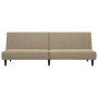 Sofá cama de 2 plazas cuero sintético color capuchino de , Sofás - Ref: Foro24-375950, Precio: 237,70 €, Descuento: %