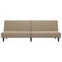 Sofá cama de 2 plazas cuero sintético color capuchino de , Sofás - Ref: Foro24-375950, Precio: 243,71 €, Descuento: %