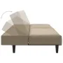 Sofá cama de 2 plazas cuero sintético color capuchino de , Sofás - Ref: Foro24-375950, Precio: 237,70 €, Descuento: %