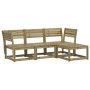Juego de muebles de jardín 4 pzas madera de pino impregnada de , Conjuntos de jardín - Ref: Foro24-3216909, Precio: 318,99 €,...