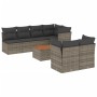 Set de sofás de jardín y cojines 8 piezas ratán sintético gris de , Conjuntos de jardín - Ref: Foro24-3255850, Precio: 469,95...