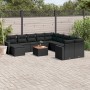 Set de sofás de jardín y cojines 12 pzas ratán sintético negro de , Conjuntos de jardín - Ref: Foro24-3256748, Precio: 784,71...