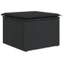 Set de sofás de jardín y cojines 12 pzas ratán sintético negro by , Garden sets - Ref: Foro24-3256748, Price: 773,13 €, Disco...