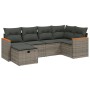 Set de muebles de jardín 6 pzas y cojines ratán sintético gris de , Conjuntos de jardín - Ref: Foro24-3265302, Precio: 345,84...