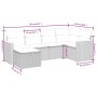 Set de muebles de jardín 6 pzas y cojines ratán sintético gris de , Conjuntos de jardín - Ref: Foro24-3265302, Precio: 345,84...