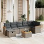 Set de sofás de jardín 8 pzas y cojines ratán sintético gris de , Conjuntos de jardín - Ref: Foro24-3265323, Precio: 437,95 €...