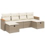 Juego de sofás jardín con cojines 6 pzas ratán sintético beige de , Conjuntos de jardín - Ref: Foro24-3265342, Precio: 363,42...