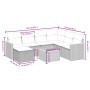 Set de sofás de jardín 8 pzas y cojines ratán sintético gris de , Conjuntos de jardín - Ref: Foro24-3265337, Precio: 437,95 €...