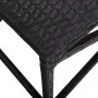 Banco de jardín ratán sintético negro 120 cm de vidaXL, Bancos de jardín - Ref: Foro24-46210, Precio: 65,29 €, Descuento: %