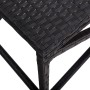 Banco de jardín ratán sintético negro 120 cm de vidaXL, Bancos de jardín - Ref: Foro24-46210, Precio: 71,08 €, Descuento: %