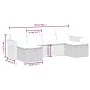 Set de sofás de jardín 6 piezas y cojines ratán sintético negro by , Garden sets - Ref: Foro24-3265557, Price: 352,34 €, Disc...