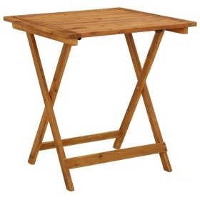 Mesa plegable de jardín de madera maciza de acacia 70x70x75 cm de vidaXL, Mesas de jardín - Ref: Foro24-46348, Precio: 75,90 ...