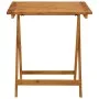 Mesa plegable de jardín de madera maciza de acacia 70x70x75 cm de vidaXL, Mesas de jardín - Ref: Foro24-46348, Precio: 75,90 ...