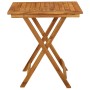 Mesa plegable de jardín de madera maciza de acacia 70x70x75 cm de vidaXL, Mesas de jardín - Ref: Foro24-46348, Precio: 76,17 ...