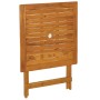 Mesa plegable de jardín de madera maciza de acacia 70x70x75 cm de vidaXL, Mesas de jardín - Ref: Foro24-46348, Precio: 76,17 ...