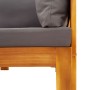 Set de sofás de jardín con cojines 5 pzas madera maciza acacia en Conjuntos de jardín | Comprar online en Foru.es