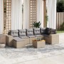 Juego de sofás de jardín con cojines beige 8 pzas ratán PE de , Conjuntos de jardín - Ref: Foro24-3225555, Precio: 481,83 €, ...