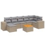 Juego de sofás de jardín con cojines beige 8 pzas ratán PE de , Conjuntos de jardín - Ref: Foro24-3225555, Precio: 481,83 €, ...
