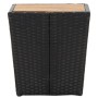 Mesa de centro ratán PE y madera maciza acacia 41,5x41,5x43 cm de vidaXL, Mesas de jardín - Ref: Foro24-46197, Precio: 54,07 ...