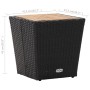 Mesa de centro ratán PE y madera maciza acacia 41,5x41,5x43 cm de vidaXL, Mesas de jardín - Ref: Foro24-46197, Precio: 54,07 ...