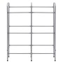 Estantería almacenaje para 6 cajas acero plateado 96x33x116 cm de vidaXL, Estanterías industriales - Ref: Foro24-285213, Prec...