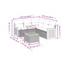 Set de muebles de jardín 6 pzas y cojines ratán sintético gris de , Conjuntos de jardín - Ref: Foro24-3227649, Precio: 356,74...