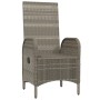 Sillas de jardín 2 unidades ratán sintético gris de vidaXL, Sillas de jardín - Ref: Foro24-46219, Precio: 230,87 €, Descuento: %