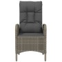 Sillas de jardín 2 unidades ratán sintético gris de vidaXL, Sillas de jardín - Ref: Foro24-46219, Precio: 230,87 €, Descuento: %