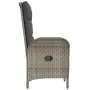 Sillas de jardín 2 unidades ratán sintético gris de vidaXL, Sillas de jardín - Ref: Foro24-46219, Precio: 282,91 €, Descuento: %