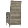 Sillas de jardín 2 unidades ratán sintético gris de vidaXL, Sillas de jardín - Ref: Foro24-46219, Precio: 282,91 €, Descuento: %
