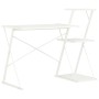 Escritorio con estantería blanco 116x50x93 cm de vidaXL, Escritorios - Ref: Foro24-20287, Precio: 48,47 €, Descuento: %